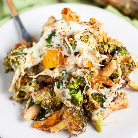 Roasted Vegetable Pasta Bake
