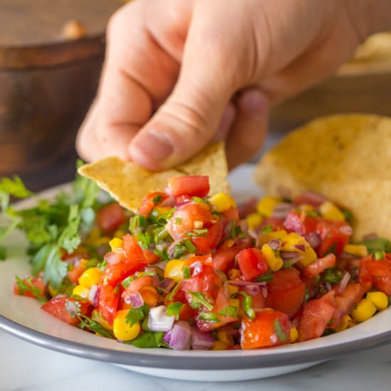 Homemade Pico de Gallo