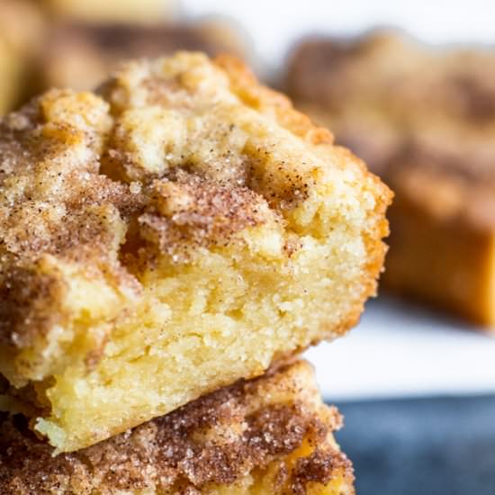 Snickerdoodle Blondies