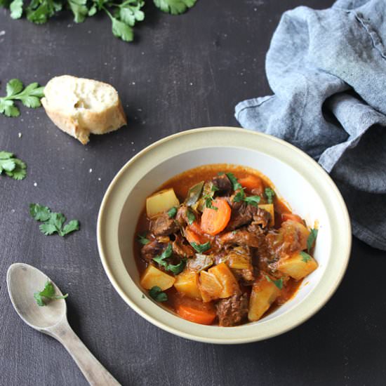 Rustic beef stew