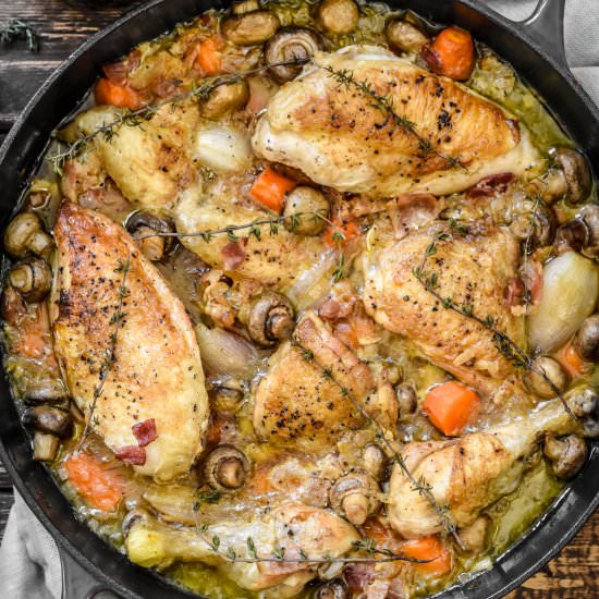 Coq Au Vin Blanc