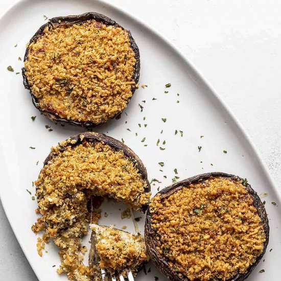 AF Stuffed Portobello Mushroom Caps