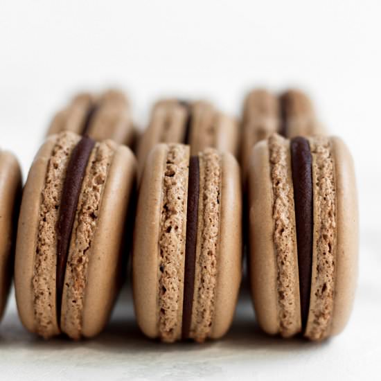 Chocolate Macarons