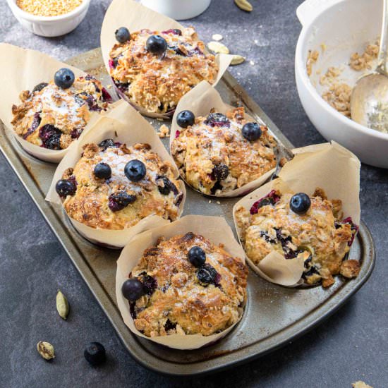 Vegan Blueberry Muffins