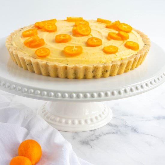 Kumquat Rosemary Tart