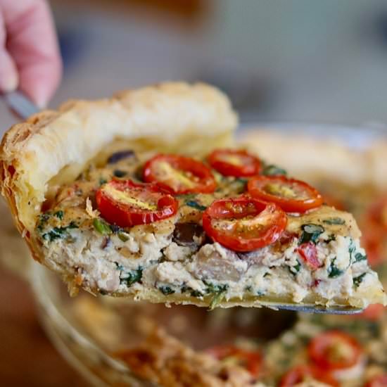 Best & Easiest Vegan Quiche!