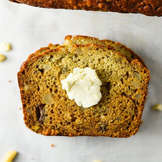 Macadamia Nut Banana Bread