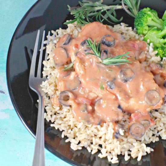 Pork with Mushroom Salsa Sauce