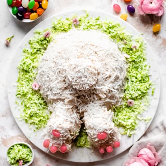Vegan Bunny Butt Cake