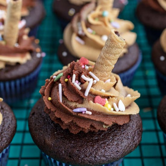 Vegan Mocha Cupcakes