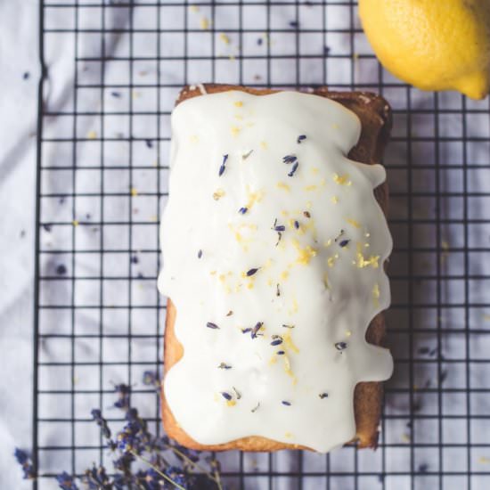 Vegan lemon loaf