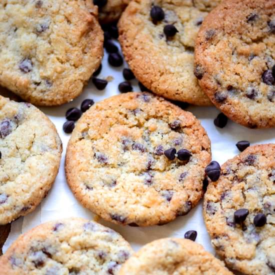 Eggless Chocolate Chip Cookies