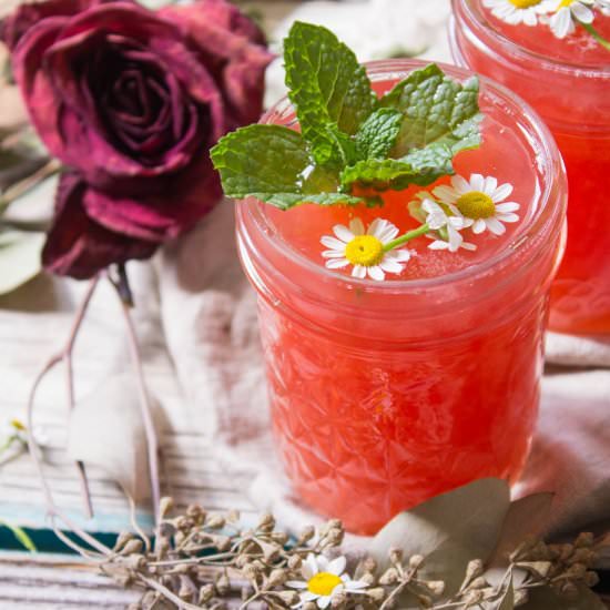 Pineapple Hibiscus Soda