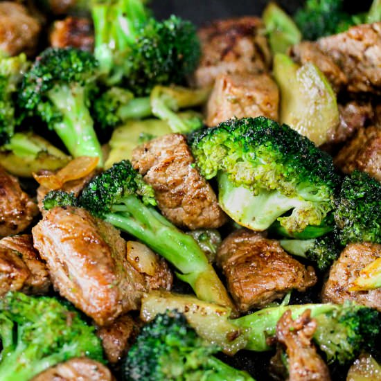 One Pan Beef and Broccoli
