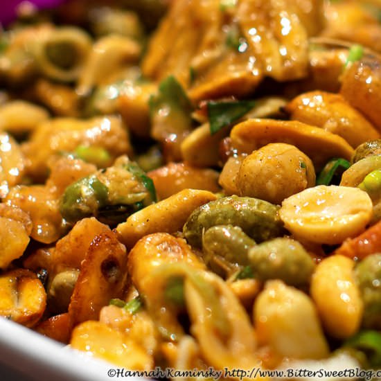 Nepalese Peanut Sadeko Snack