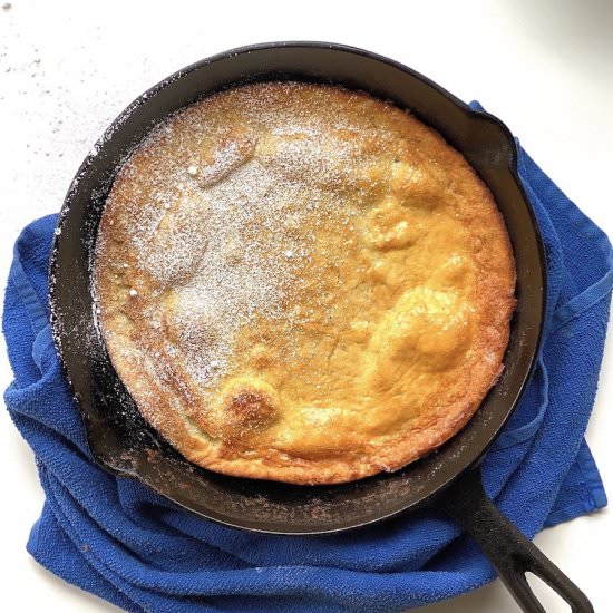 Cast Iron Baked Pancake