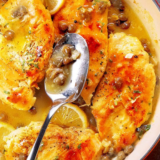 LEMON CHICKEN PICCATA