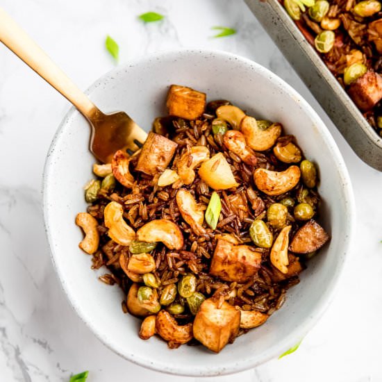 Sheet Pan Fried Rice