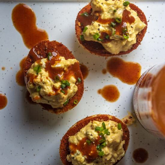 Spicy Deviled Eggs