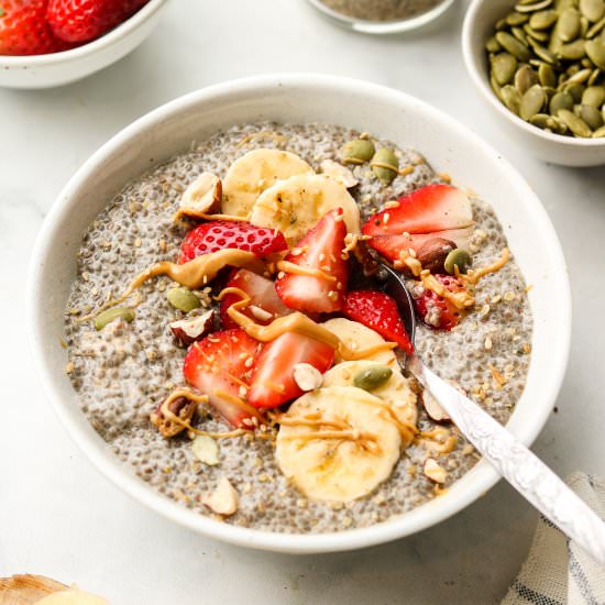 warm chia pudding