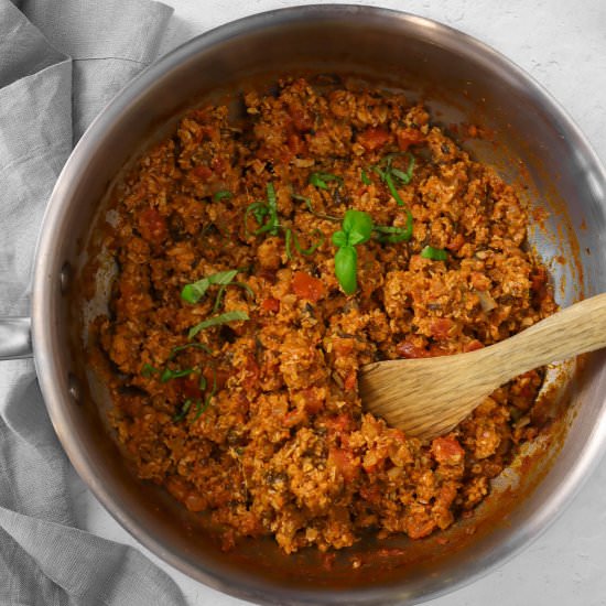 Italian Vegan Spaghetti Sauce