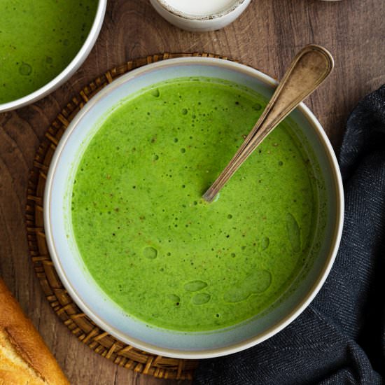 Wild garlic soup