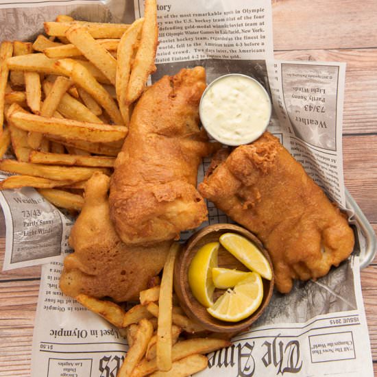 Beer Battered Fish and Chips