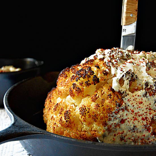 Whole Roasted Cauliflower