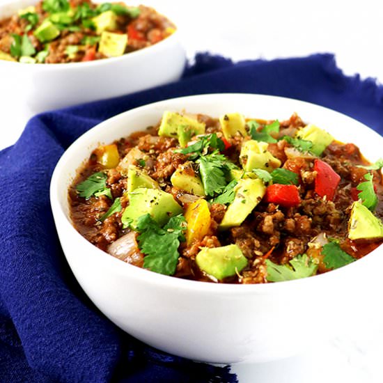 Homemade Paleo Chili