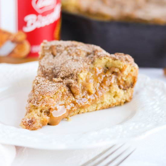 Cookie Butter-Stuffed Snickerdoodle