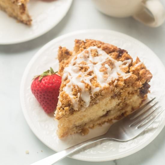 Cinnamon Swirl Vegan Coffee Cake