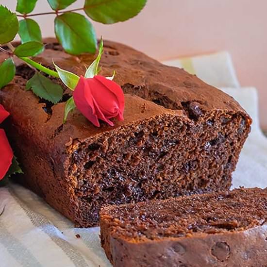 GF Double Chocolate Banana Quick Bread