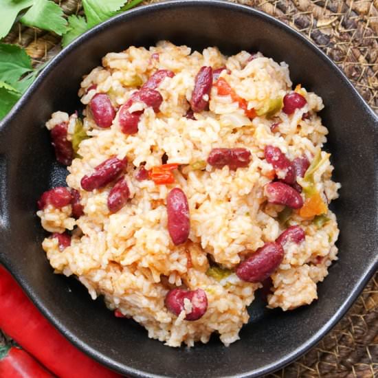 Instant Pot Rice And Beans Recipe