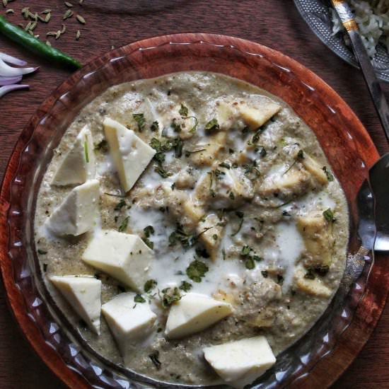 Badami Paneer Korma