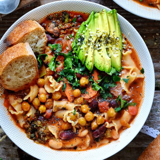 Easy Vegan Pantry Minestrone