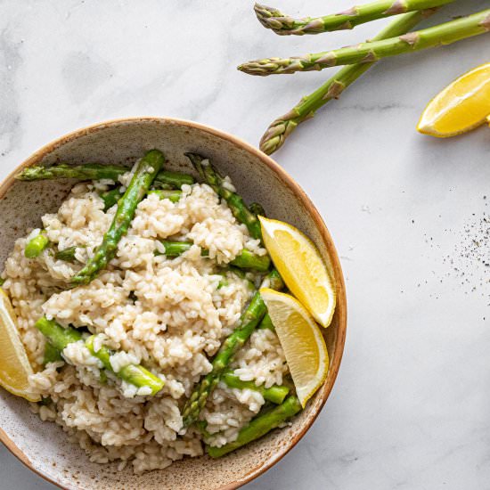 Aparagus and Parmesan Risotto
