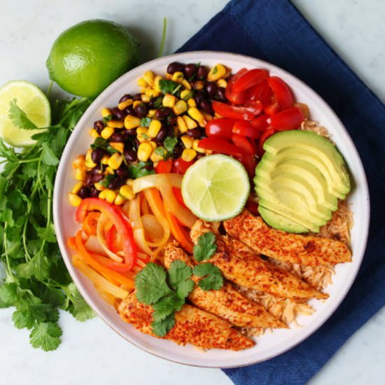 Delicious Chicken Burrito Bowl