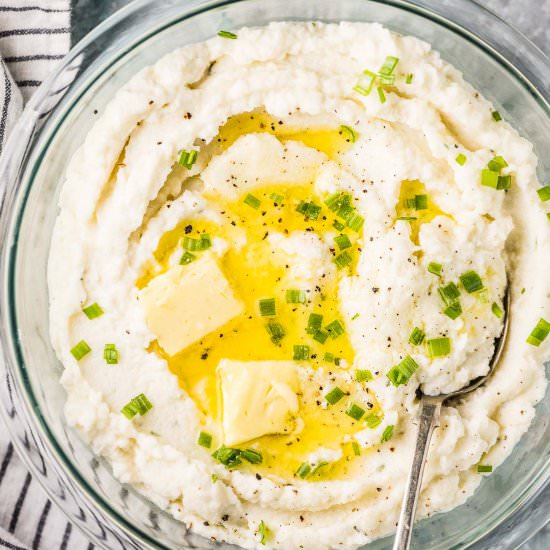 Best Cauliflower Mashed Potatoes