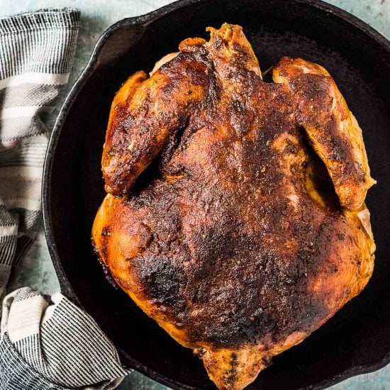 Crockpot Roast Chicken