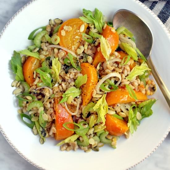Golden Beet and Barley Salad