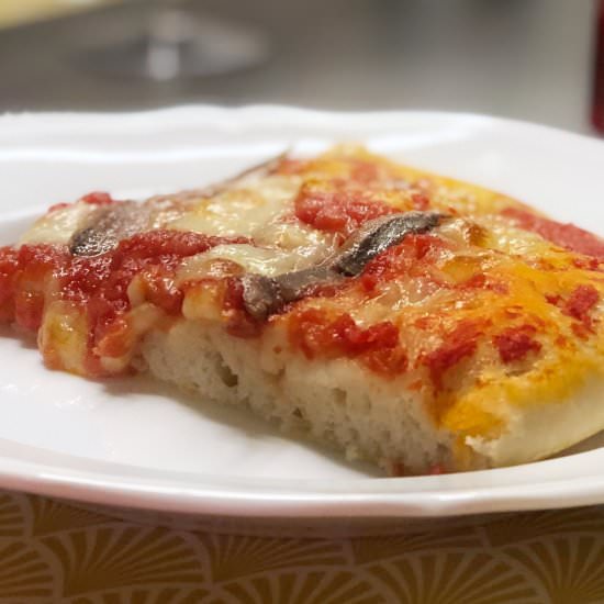 Homemade pizza