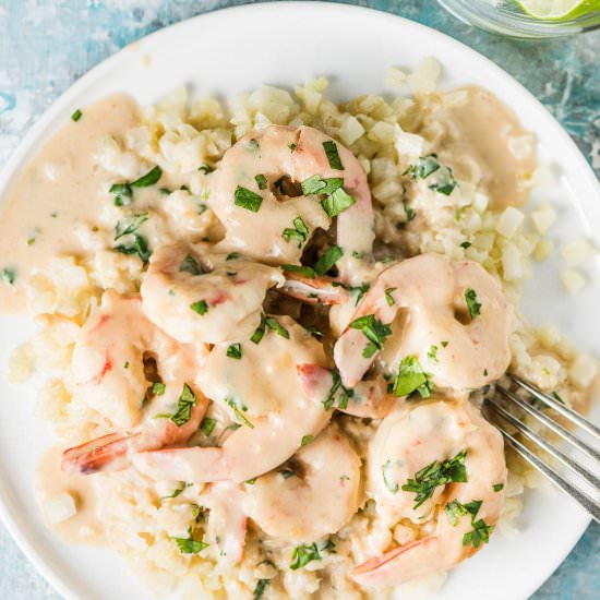 Creamy Coconut Lime Shrimp