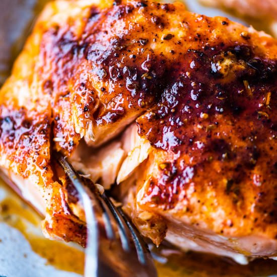 8 Minute Baked Salmon