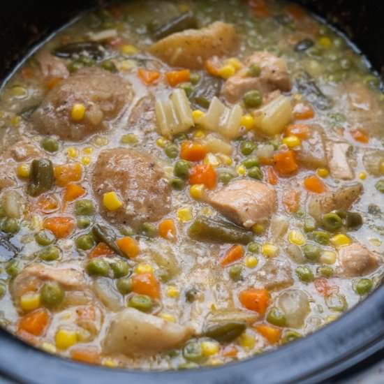 Crock Pot Chicken Pot Pie