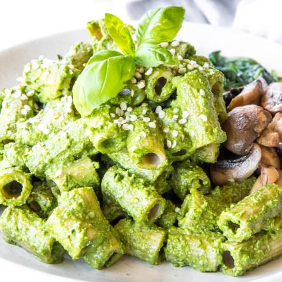 Hemp Seed Basil Pesto Pasta