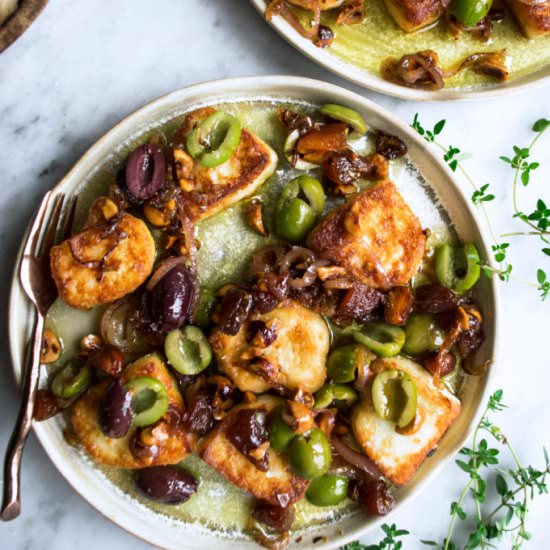 Pan-Fried Halloumi Cheese