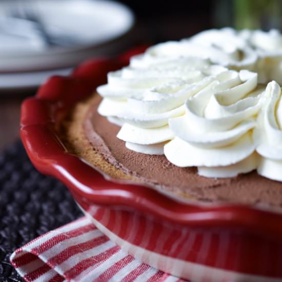 Double Chocolate Truffle Pie