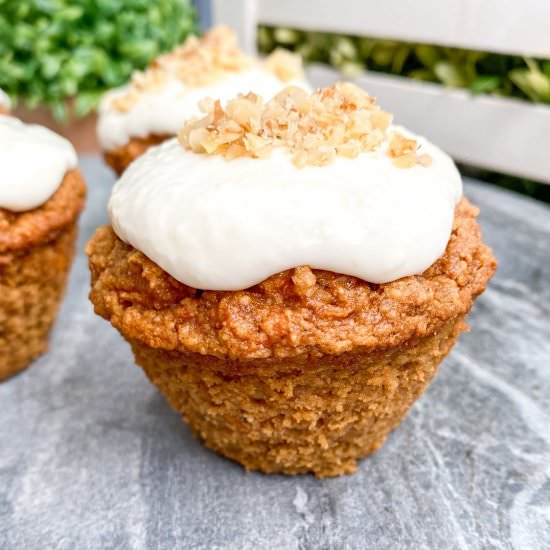 Gluten-Free Carrot Cake Muffins