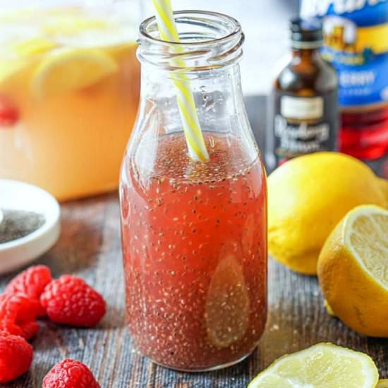 Sugar Free Raspberry Lemonade Chia