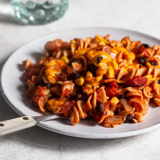 Tex Mex Skillet Pasta